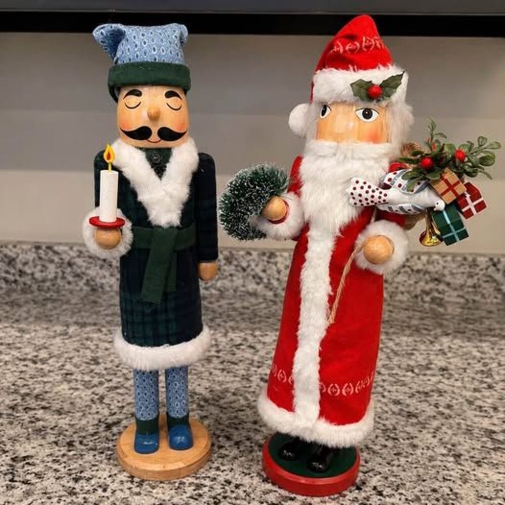 Vintage Christmas Nutcracker Set (2) : $20
